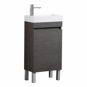 Evie Dark Brown Mini Vanity 450*250 Cabinet Only